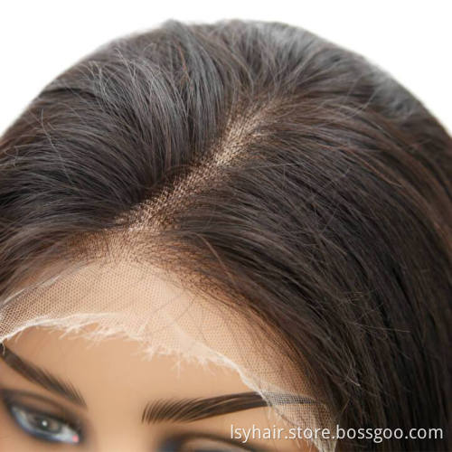 200  Density Lace Front Human Hair Wigs for Black Women Wholesale Brazilian Virgin Hair Transparent Lace Front Wig DHL VIP